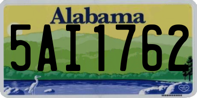 AL license plate 5AI1762