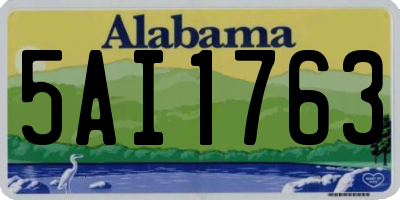 AL license plate 5AI1763