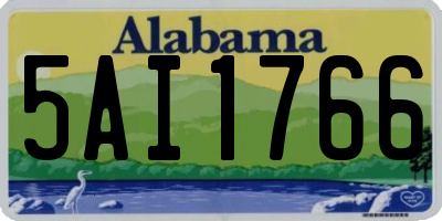 AL license plate 5AI1766