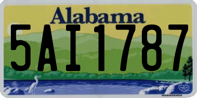AL license plate 5AI1787