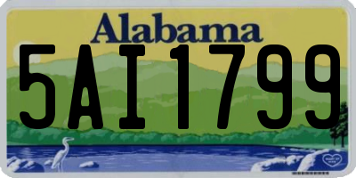AL license plate 5AI1799