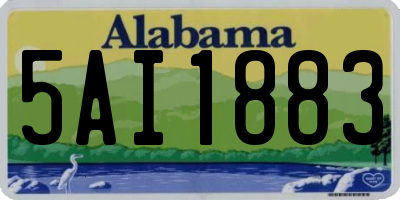 AL license plate 5AI1883