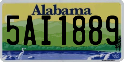 AL license plate 5AI1889