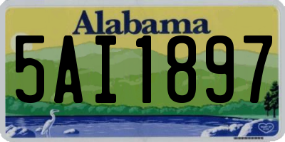 AL license plate 5AI1897