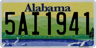 AL license plate 5AI1941
