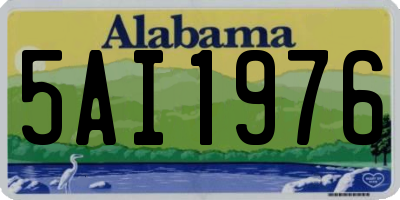 AL license plate 5AI1976