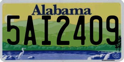 AL license plate 5AI2409