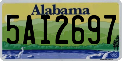 AL license plate 5AI2697