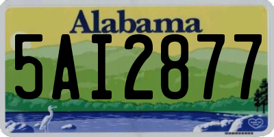 AL license plate 5AI2877
