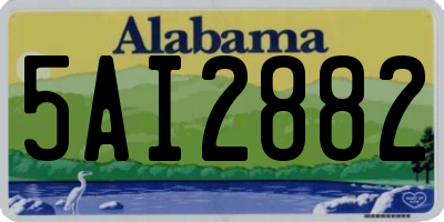 AL license plate 5AI2882