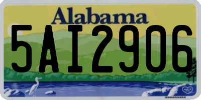 AL license plate 5AI2906