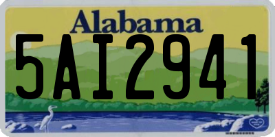 AL license plate 5AI2941