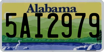 AL license plate 5AI2979