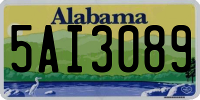 AL license plate 5AI3089