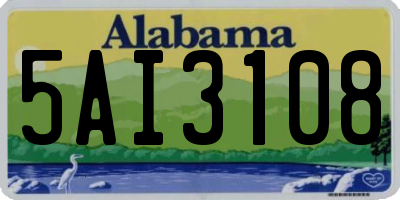 AL license plate 5AI3108