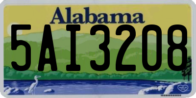AL license plate 5AI3208