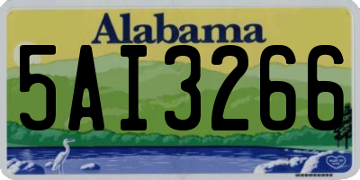 AL license plate 5AI3266