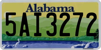 AL license plate 5AI3272