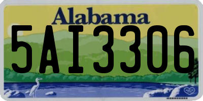 AL license plate 5AI3306