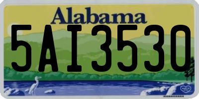 AL license plate 5AI3530