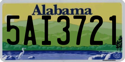 AL license plate 5AI3721