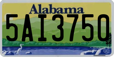 AL license plate 5AI3750