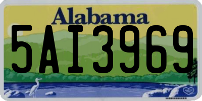 AL license plate 5AI3969