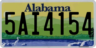 AL license plate 5AI4154