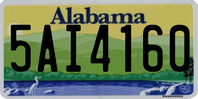 AL license plate 5AI4160