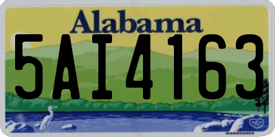 AL license plate 5AI4163