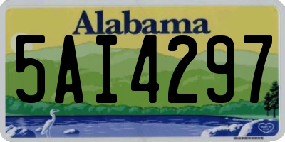 AL license plate 5AI4297