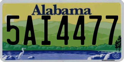 AL license plate 5AI4477