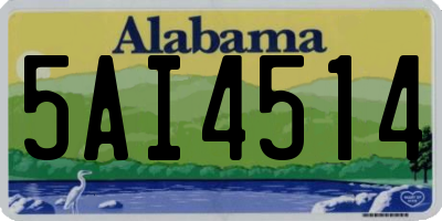 AL license plate 5AI4514