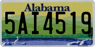 AL license plate 5AI4519