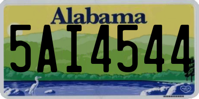 AL license plate 5AI4544