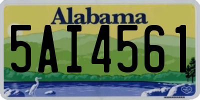AL license plate 5AI4561