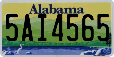 AL license plate 5AI4565
