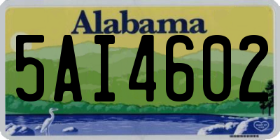 AL license plate 5AI4602