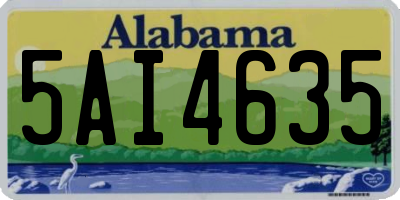 AL license plate 5AI4635