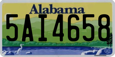 AL license plate 5AI4658