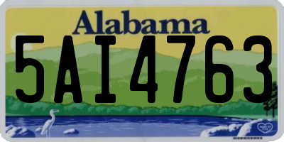 AL license plate 5AI4763