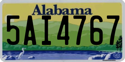 AL license plate 5AI4767