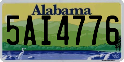 AL license plate 5AI4776
