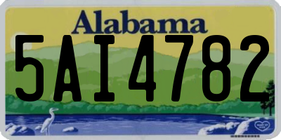 AL license plate 5AI4782