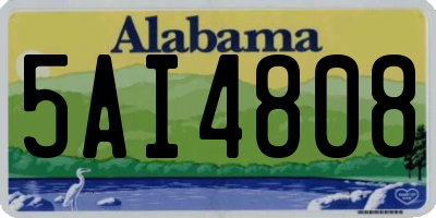 AL license plate 5AI4808