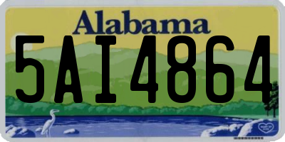 AL license plate 5AI4864