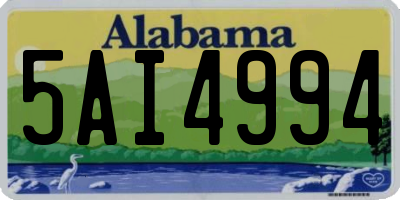 AL license plate 5AI4994