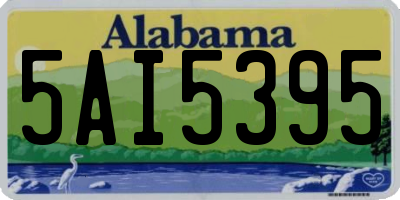 AL license plate 5AI5395
