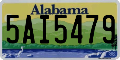 AL license plate 5AI5479