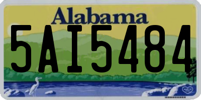 AL license plate 5AI5484